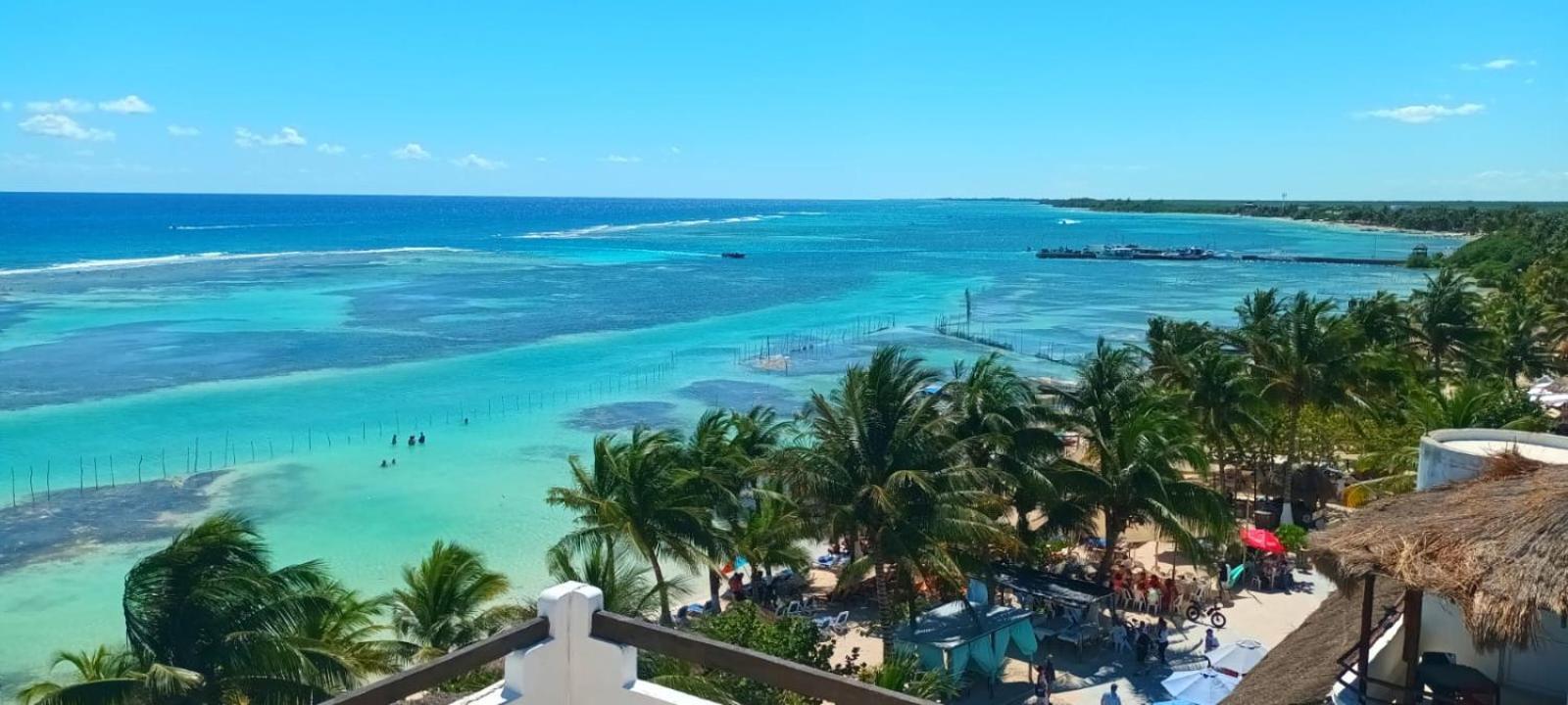 Hotel Blue Reef Frente Al Mar Mahahual Exterior photo